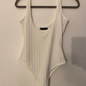 White tank body suit
